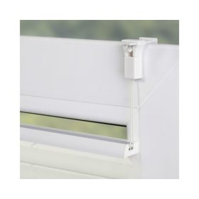 Blux Designer-Verdunkelungsrollo 110 x 130 cm, Grün - Weiß
