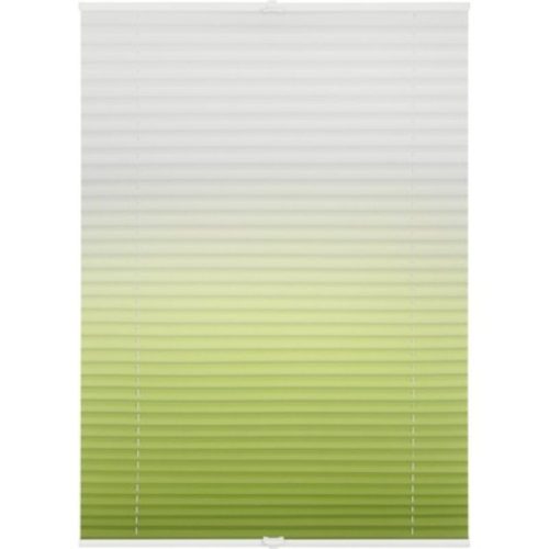 Blux Designer-Verdunkelungsrollo 110 x 130 cm, Grün - Weiß