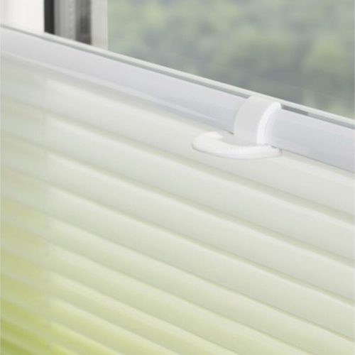 Blux Designer-Verdunkelungsrollo 110 x 130 cm, Grün - Weiß