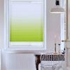Blux Designer-Verdunkelungsrollo 120 x 130 cm, Grün - Weiß
