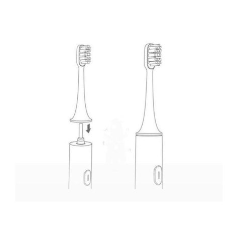 Soocas / Xiaomi Zahnbürsten-Ersatzkopf – Weiß, 2er-Pack