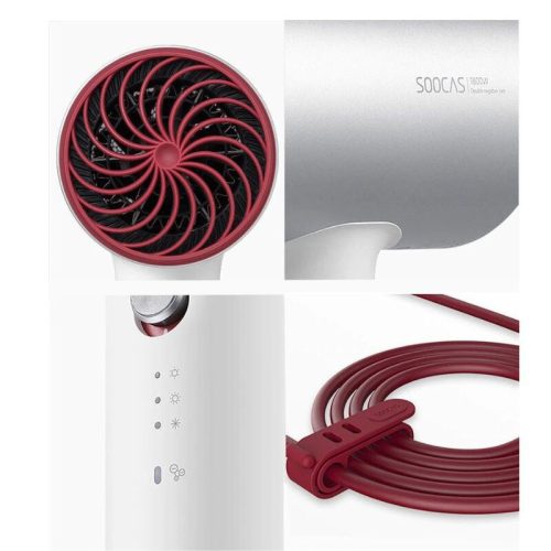 Xiaomi Soocas H5 Professioneller Haartrockner – Silberfarbe, mit kalter und heißer Luft