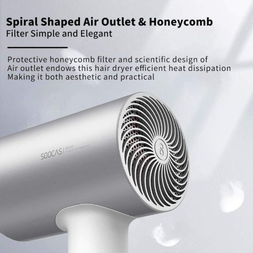 Xiaomi Soocas H5 Professioneller Haartrockner – Silberfarbe, mit kalter und heißer Luft