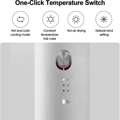 Xiaomi Soocas H5 Professioneller Haartrockner – Silberfarbe, mit kalter und heißer Luft