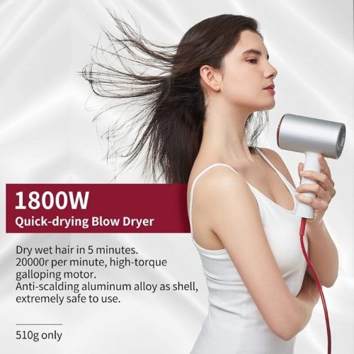 Xiaomi Soocas H5 Professioneller Haartrockner – Silberfarbe, mit kalter und heißer Luft
