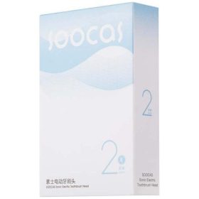   Soocas X3 Pro / X3U / V1 Schallzahnbürsten-Ersatzkopf – 2 Stück, Lila