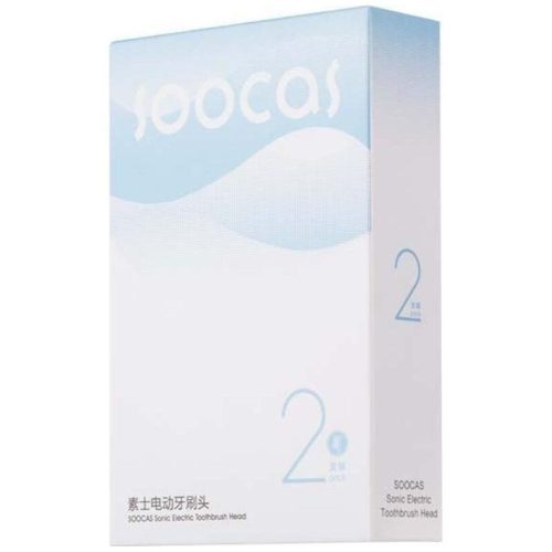 Soocas X3 Pro / X3U / V1 Schallzahnbürsten-Ersatzkopf – 2 Stück, Lila