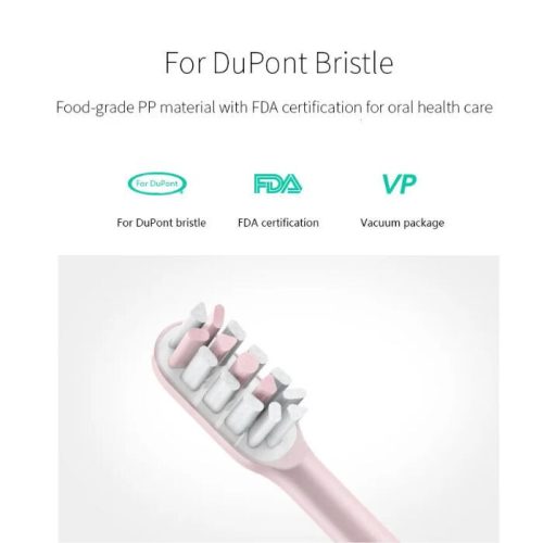 Soocas Ersatzkopf für elektrische Zahnbürste – 2 Stück, Pink