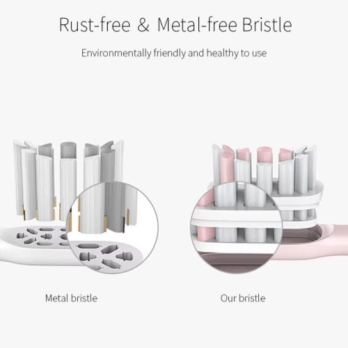 Soocas Ersatzkopf für elektrische Zahnbürste – 2 Stück, Pink