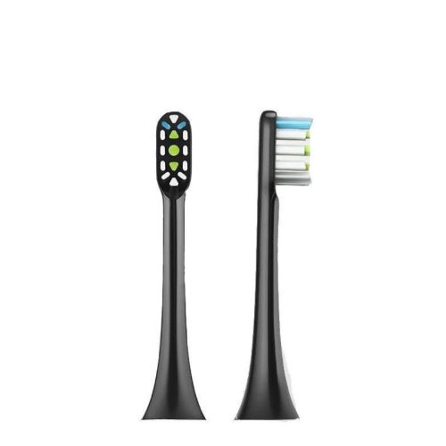 Soocas / Xiaomi Zahnbürsten-Ersatzkopf – Schwarz, 2er-Pack