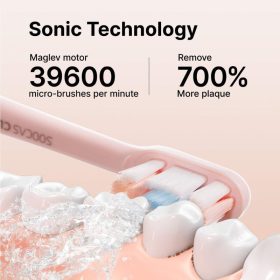   Soocas X3U Pink Elektrische Schallzahnbürste mit USB-C-Ladefunktion