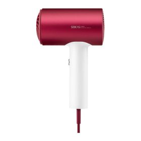   Soocas H5 Anionischer Haartrockner – 1800 W, schnelles Trocknen der Haare – Rot
