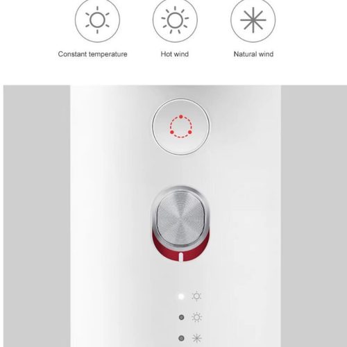 Soocas H5 Anionischer Haartrockner – 1800 W, schnelles Trocknen der Haare – Rot