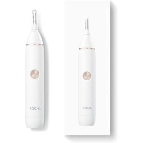  SOOCAS N1 Nasen- und Ohrhaartrimmer – Weiß, IPX5 wasserdichtes Design