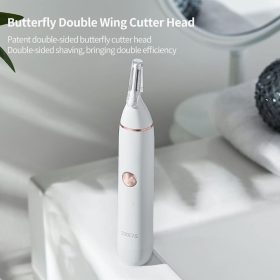   SOOCAS N1 Nasen- und Ohrhaartrimmer – Weiß, IPX5 wasserdichtes Design