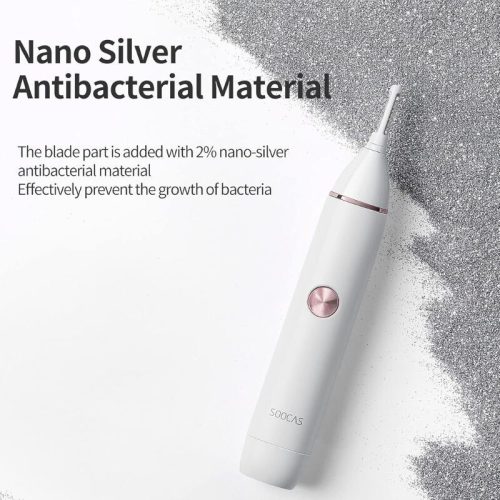SOOCAS N1 Nasen- und Ohrhaartrimmer – Weiß, IPX5 wasserdichtes Design