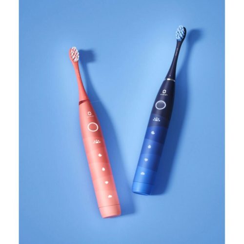 Oclean Find Duo Elektrisches Zahnbürstenset – 2-teilig, Blau und Rot