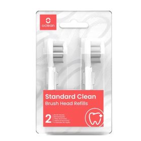   Oclean Standard Clean Zahnbürsten-Ersatzkopf – 2 Stück, Weiß