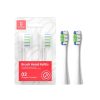 Oclean X Pro P2S6 Weiß-Grau Schallzahnbürsten-Ersatzkopf-Set – 2 Stück