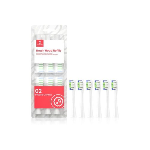 Oclean Professional Clean Zahnbürstenköpfe – 6 Stück, Weiß