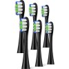 Oclean P1C5 B06 Plaque Control Zahnbürstenkopf – 6 Stück, Schwarz