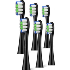   Oclean P1C5 B06 Plaque Control Zahnbürstenkopf – 6 Stück, Schwarz