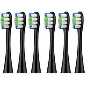   Oclean P1C5 B06 Plaque Control Zahnbürstenkopf – 6 Stück, Schwarz