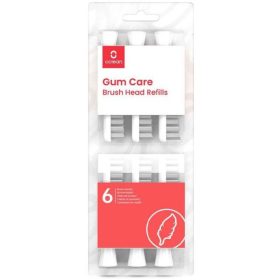   "Oclean Gum Care Zahnbürsten-Ersatzköpfe - 6 Stück, Weiß, Zahnfleischfreundlich"