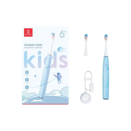 Oclean Kids Schallzahnbürste – Blau, kinderfreundlich mit Zahnfleischschutz