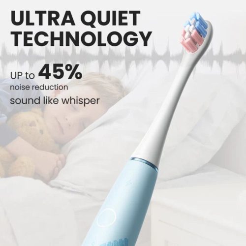 Oclean Kids Schallzahnbürste – Blau, kinderfreundlich mit Zahnfleischschutz