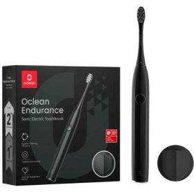   Oclean Endurance Black Elektrische Zahnbürste – Lange Akkulaufzeit, 5Modi, USB-C-Aufladung