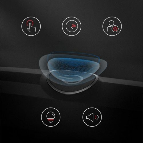 Oclean Endurance Black Elektrische Zahnbürste – Lange Akkulaufzeit, 5Modi, USB-C-Aufladung