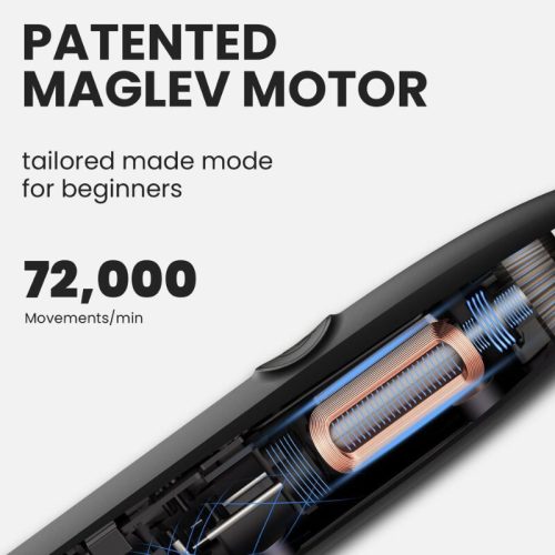 Oclean Endurance Black Elektrische Zahnbürste – Lange Akkulaufzeit, 5Modi, USB-C-Aufladung