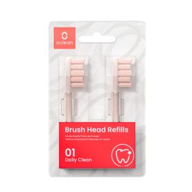   Oclean Standard-Zahnbürsten-Ersatzkopf – 2 Stück, Pink (Xiaomi/Oclean-kompatibel)