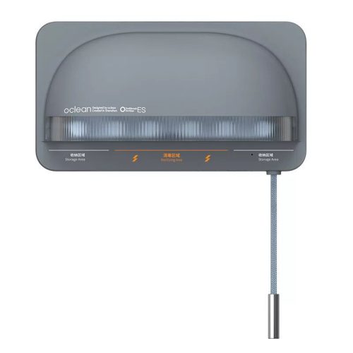 Oclean S1 Grauer Zahnbürstensterilisator mit UV-C-Desinfektion