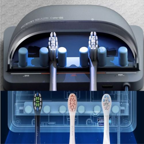 Oclean S1 Grauer Zahnbürstensterilisator mit UV-C-Desinfektion