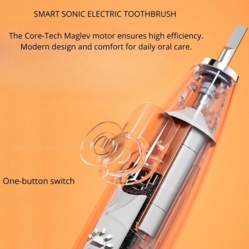 Oclean Flow Sonic Elektrische Zahnbürste – Weiß, 5Reinigungsmodi