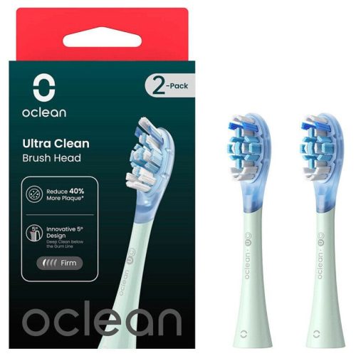 OClean UC01 Zahnbürstenkopf – 2 Stück, weiß, mittlere Borsten, Verschleißanzeige