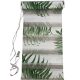 Blux Mini-Rollo mit Blattmuster, 40 x 140 cm, Weiß