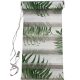 Blux Mini-Rollo mit Blattmuster, 40 x 140 cm, Weiß