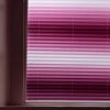 Blux Designer Verdunkelungsrollo 110x135 cm, Rosa - Weiß Farbverlauf