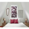 Blux Designer-Verdunkelungsrollo, 40 x 165 cm, Burgunderrotes Muster