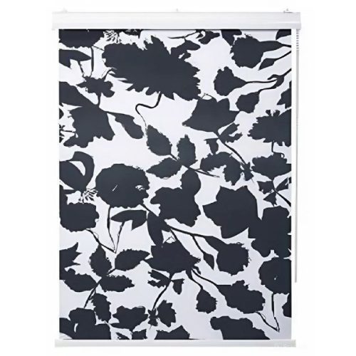 Blux Designer-Verdunkelungsrollo, 45 x 165 cm, Giftgrünes Muster