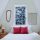 Blux Designer-Verdunkelungsrollo 60x165 cm - Giftgrünes Muster