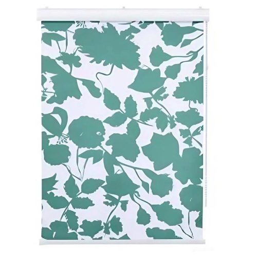Blux Designer-Verdunkelungsrollo 80 x 140 cm - Grünes Muster