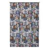 B.Banani Klemmfix Thermo-Verdunkelungsrollo - 60 x 150 cm, buntes Buchstabenmuster