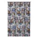 B.Banani Klemmfix Thermo-Verdunkelungsrollo - 60 x 150 cm, buntes Buchstabenmuster