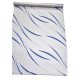 Blux Klemmfix Rollo 60-150 cm, Weiß-Blau