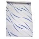 Blux Klemmfix Rollo 60-150 cm, Weiß-Blau