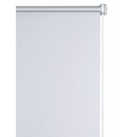 Blux Klemmfix Rollo 60-150 cm, Weiß-Blau